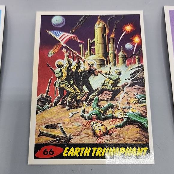 1994 Topps Mars Attacks 56-66 - 11 Cards Unpublished - Picture 3 of 16